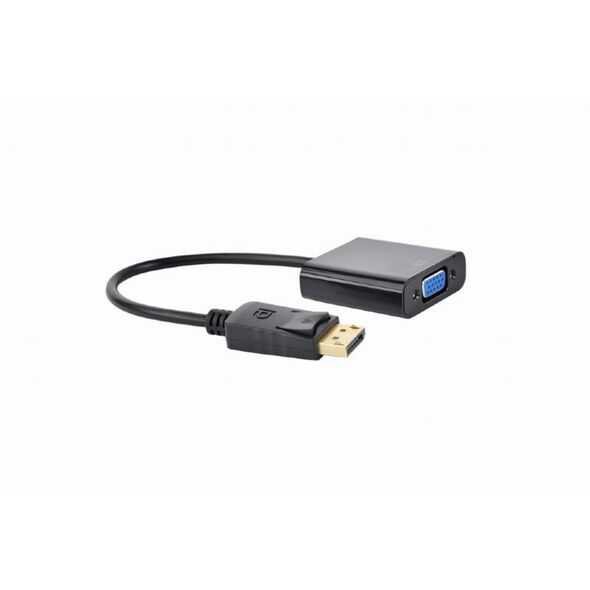 Adapter AV Gembird DisplayPort - D-Sub (VGA) czarny (A-DPM-VGAF-02)