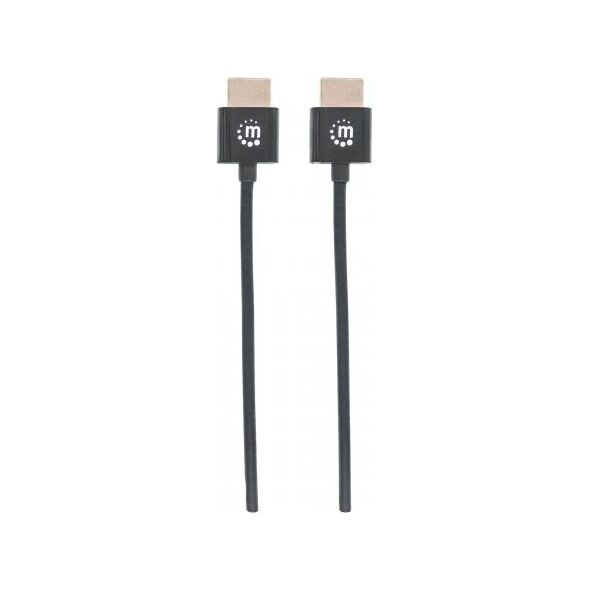 Kabel Manhattan HDMI - HDMI 1.8m czarny (394369)