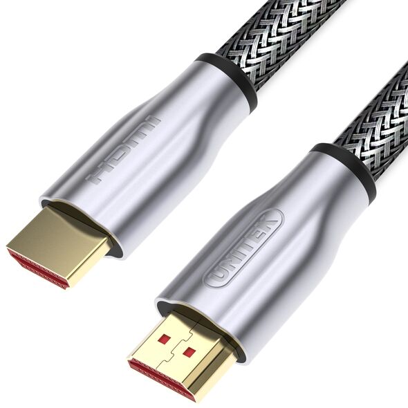 Kabel Unitek HDMI - HDMI 3m srebrny (Y-C139RGY)
