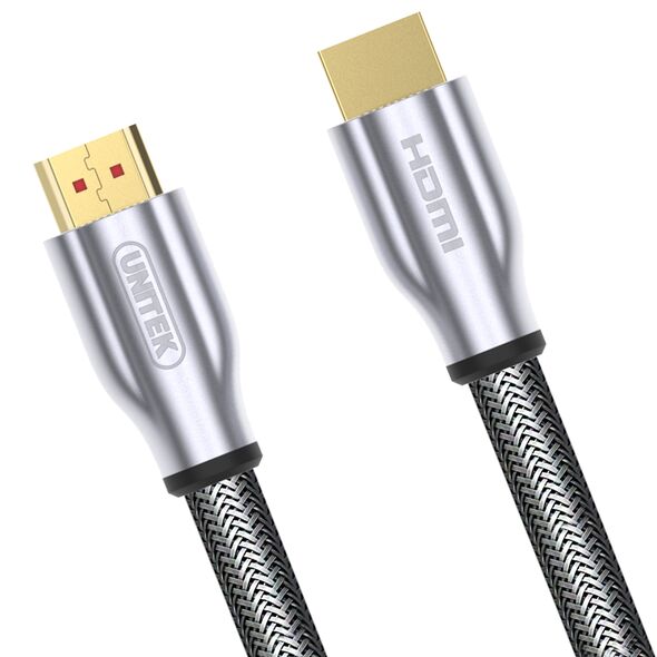 Kabel Unitek HDMI - HDMI 3m srebrny (Y-C139RGY)