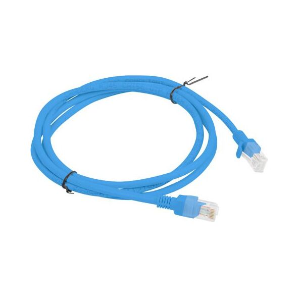 Lanberg Patchcord, Cat6, nieekranowany, 1m, niebieski (PCU6-10CC-0100-B)