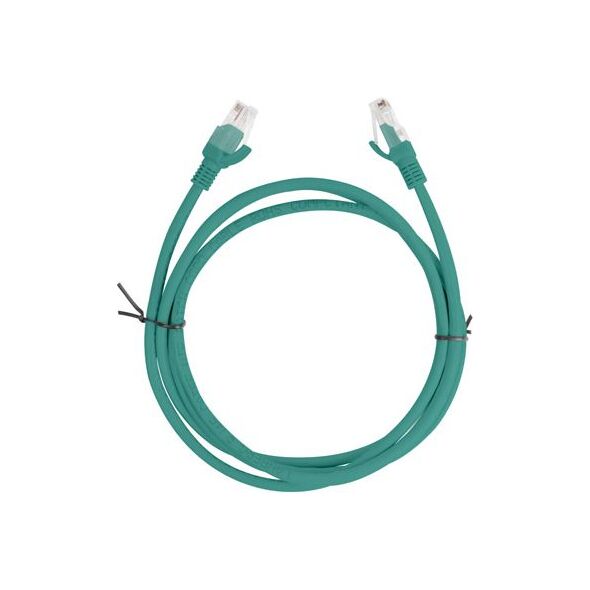 Lanberg Patchcord, Cat6, nieekranowany, 1.5m, zielony (PCU6-10CC-0150-G)