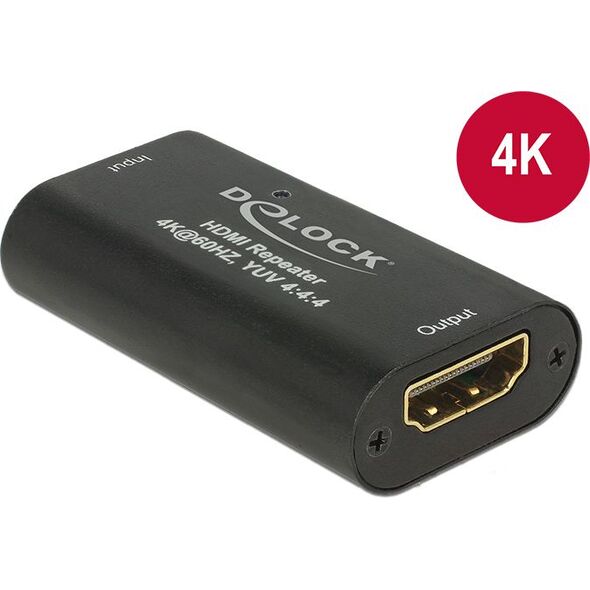 System przekazu sygnału AV Delock Repeater HDMI 4K, 60 Hz, UHD, 30 m (11462)