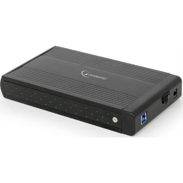 Kieszeń Gembird Obudowa zewnętrzna 3.5" na USB 3.0 dla dysków SATA Czarna (EE3-U3S-3)