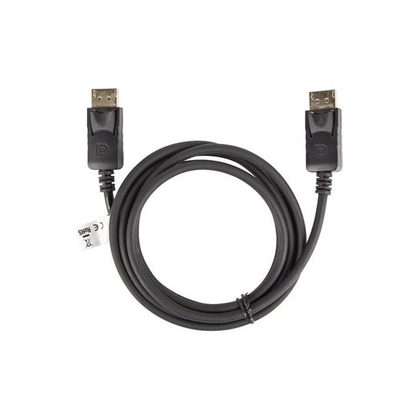 Kabel Lanberg DisplayPort - DisplayPort 1.8m czarny (CA-DPDP-10CC-0018-BK)
