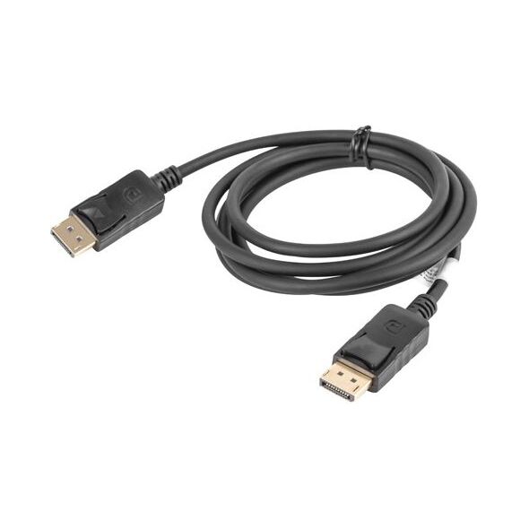 Kabel Lanberg DisplayPort - DisplayPort 1.8m czarny (CA-DPDP-10CC-0018-BK)