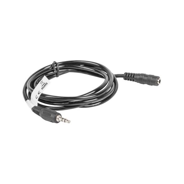 Kabel Lanberg Jack 3.5mm - Jack 3.5mm 3m czarny (CA-MJFJ-10CC-0030-BK)