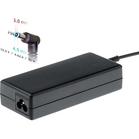 Zasilacz do laptopa Akyga 90 W, 3 mm, 4.6 A, 19.5 V (AK-ND-53)