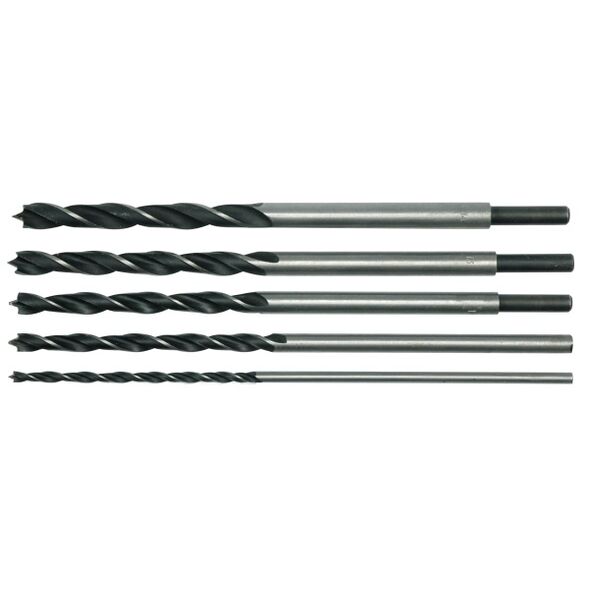 Wiertło Vorel do drewna kręte walcowe 6 10 12 13 14 8mm zestaw (22460)