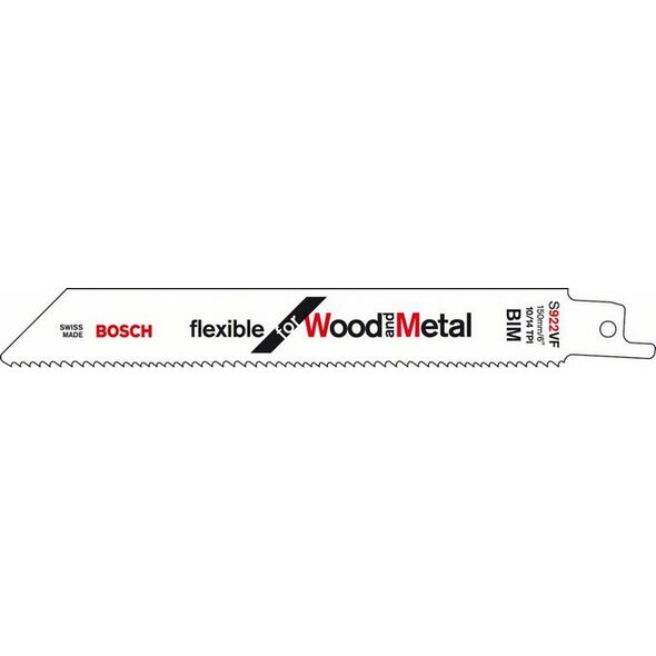 Bosch Brzeszczot do piły szablastej Wood and Metal 150x19x0,9mm 5szt - 2608656017