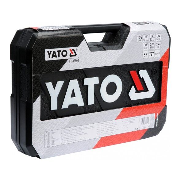 Zestaw narzędzi Yato 109 el. (YT-38891)