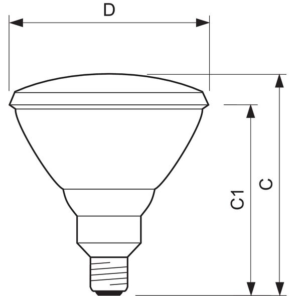 Philips Promiennik podczerwieni PAR38 IR 230V 150W E27 (871150012887415)