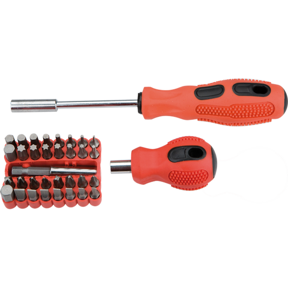 Top Tools Końcówki wkrętakowe + 2 uchwyty 35szt. - 39D456