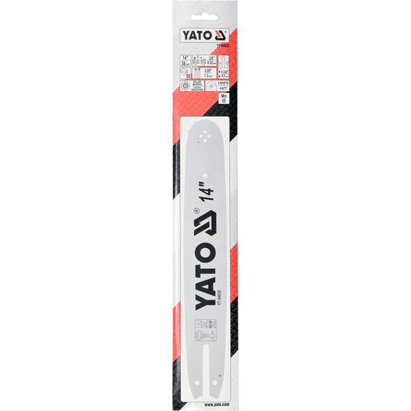 Yato Prowadnica łańcucha 14" podziałka 3/8" szerokość 0,05" 50G (YT-84930)