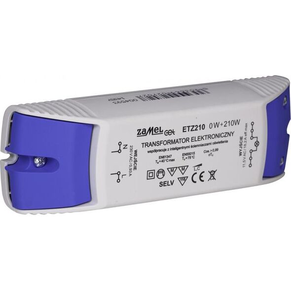 Zamel Transformator elektroniczny 230/11,5V 0-210W ETZ210 (LDX10000040)