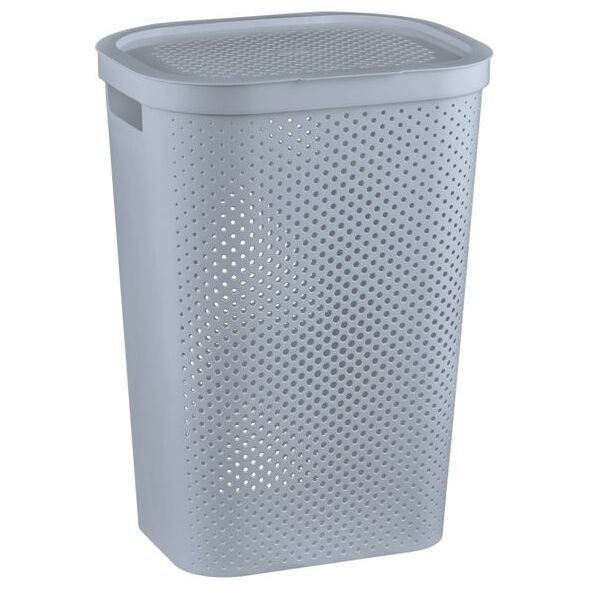 Kosz na pranie Curver Infinity 60L jasno szary (231008)