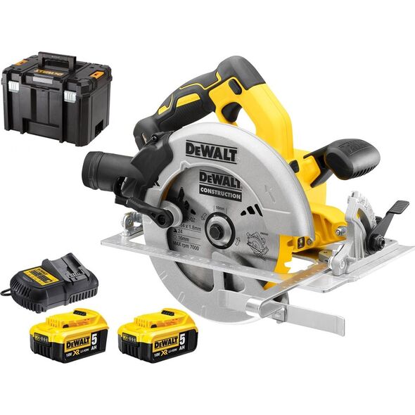 Pilarka tarczowa Dewalt DCS570P2 18 V 184 mm