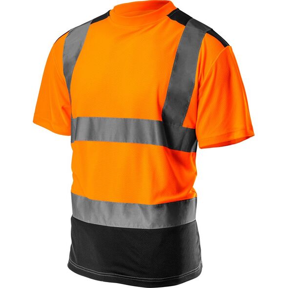 Neo T-shirt ostrzegawczy ciemny dół pomarańczowy rozmiar XL (81-731-XL)