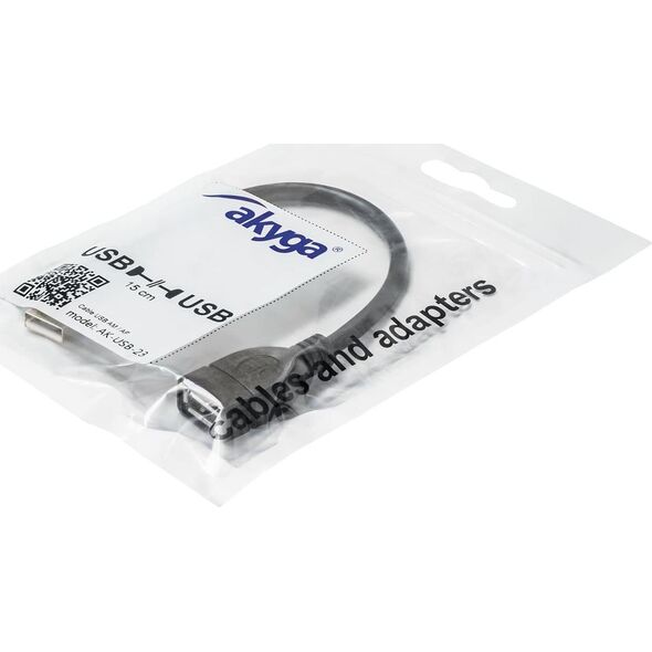 Adapter USB Akyga Czarny  (AK-USB-23)
