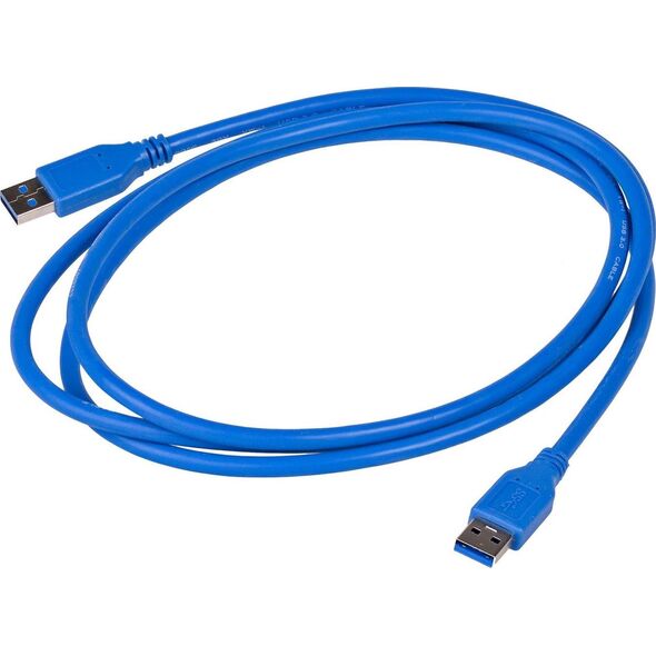 Kabel USB Akyga USB-A - USB-A 1.8 m Niebieski (AK-USB-14)