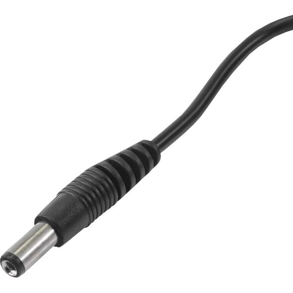 Kabel USB Akyga USB-A - DC 5.5 x 2.1 mm 0.8 m Czarny (AK-DC-01)