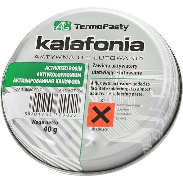 AG TermoPasty Kalafonia aktywna do lutowania 40g (AGT-034)