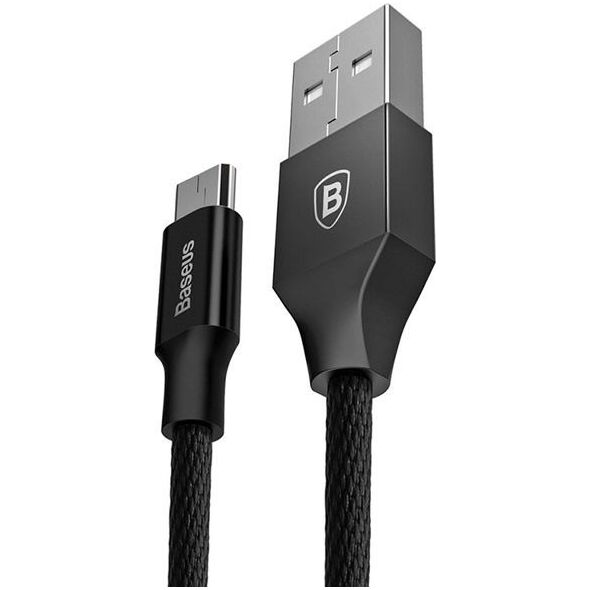 Kabel USB Baseus USB-A - microUSB 1.5 m Czarny (30460-uniw)