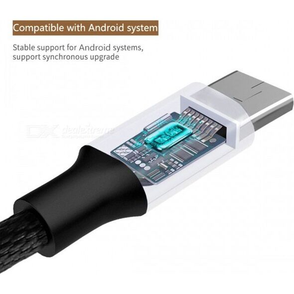 Kabel USB Baseus USB-A - microUSB 1.5 m Czarny (30460-uniw)