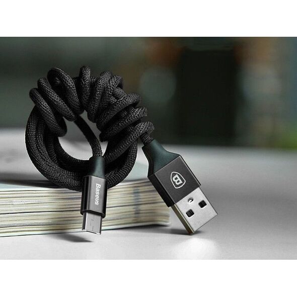 Kabel USB Baseus USB-A - microUSB 1.5 m Czarny (30460-uniw)