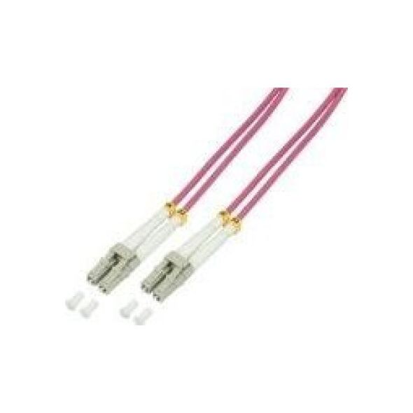 LogiLink Logilink - Patch- Cable - LC Multi- Mode (M) - LC Multi- Mode (M) - 2 m - glass fiber - 50/125 Micrometer - OM4 - halogen free (FP4LC02)