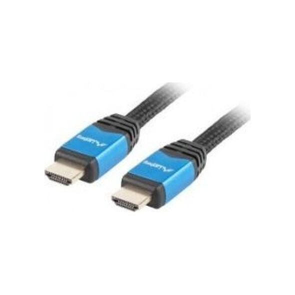Kabel Lanberg HDMI - HDMI 1m niebieski (CA-HDMI-20CU-0010-BL)