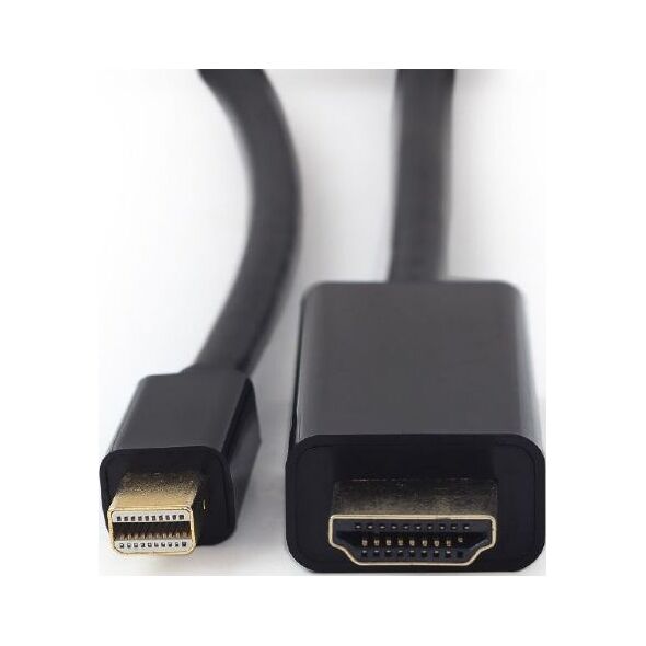 Kabel Gembird DisplayPort Mini - HDMI 1.8m czarny (CC-mDP-HDMI-6)