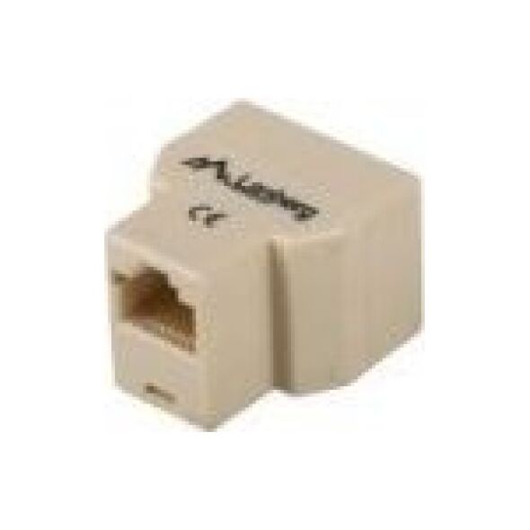 Lanberg Adapter złączka sieciowa RJ45 - RJ45 x2 -AD-RJ45-2RJ45-OU