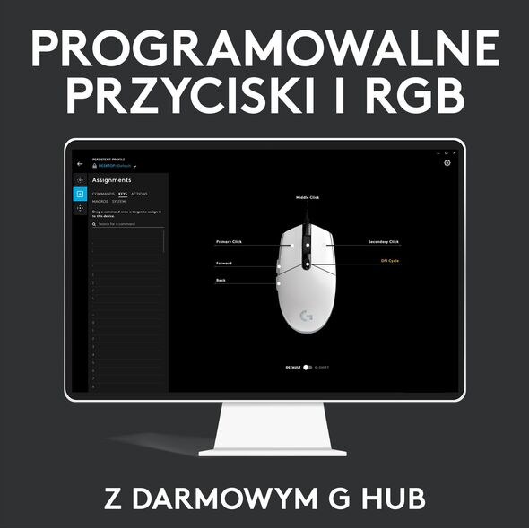 Mysz Logitech G102 Lightsync  (910-005854)