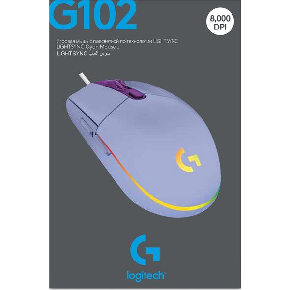 Mysz Logitech G102 Lightsync  (910-005854)