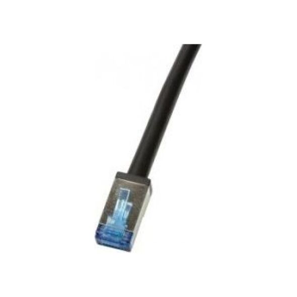 LogiLink Patchcord Logilink Cq7033s Cat.6a S/ftp Pvc+pe 1m Czarny