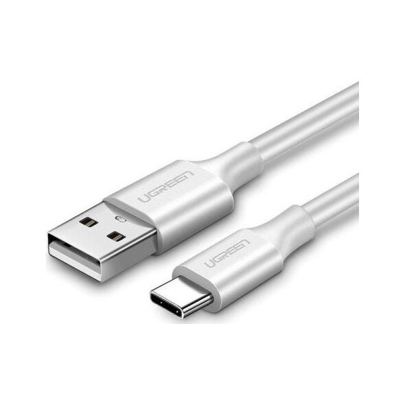 Kabel USB Ugreen USB-A - USB-C 0.25 m Biały (60119)