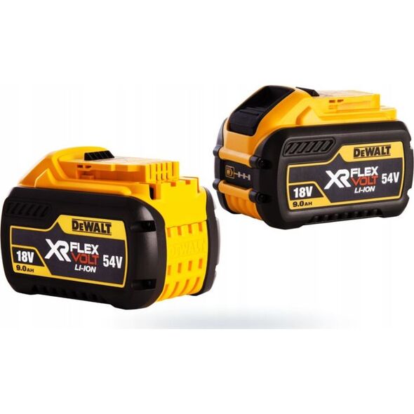 Dewalt zestaw Xr FlexVolt ładowarka DCB118 + 2 akumulatory DCB547 Xr FlexVolt 9.0Ah (DCB118X2-QW)