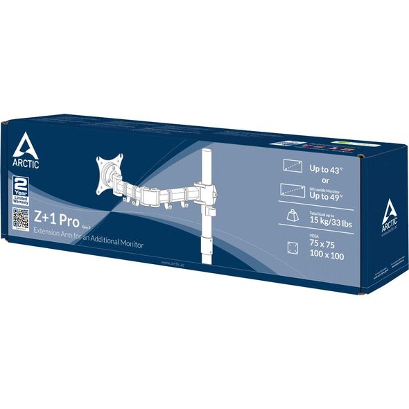 Arctic Uchwyt biurkowy na monitor do 34" Z1 Pro Gen 3 (AEMNT00049A)