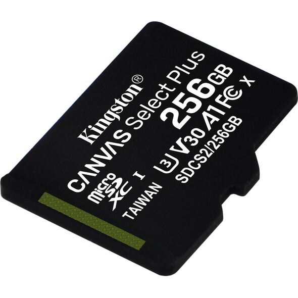 Karta Kingston Canvas Select Plus MicroSDXC 256 GB Class 10 UHS-I/U1 A1 V10 (SDCS2/256GBSP)