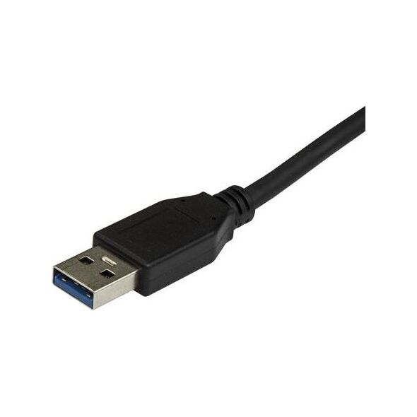 Kabel USB StarTech USB-A - USB-C 0.5 m Czarny (USB31AC50CM)