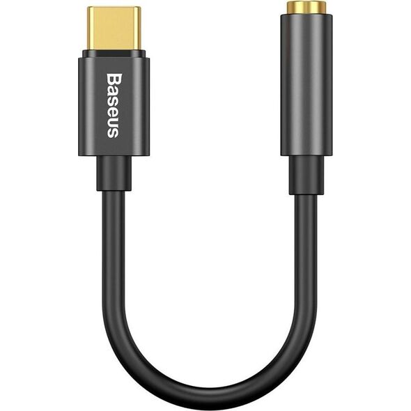Adapter USB Baseus L54 USB-C - Jack 3.5mm Czarny  (6953156297845)