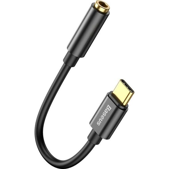 Adapter USB Baseus L54 USB-C - Jack 3.5mm Czarny  (6953156297845)