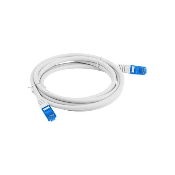 Lanberg PATCHCORD KAT.6A S/FTP LSZH CCA 1M SZARY FLUKE PASSED LANBERG