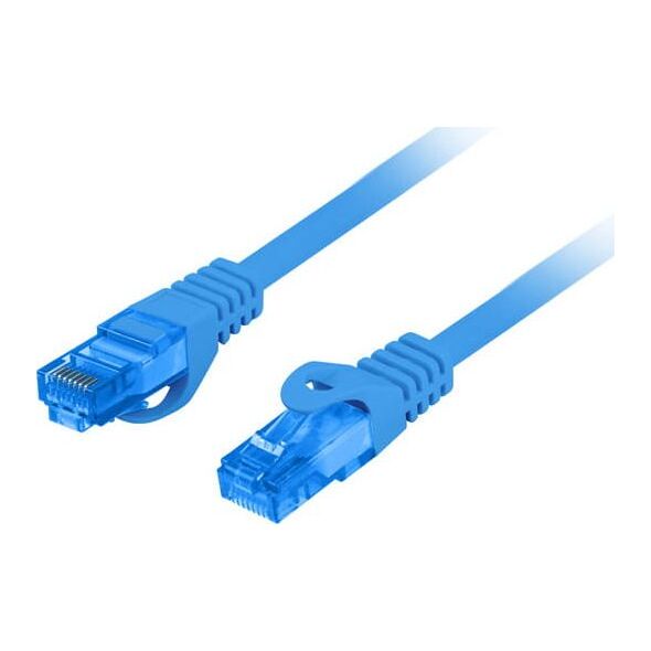 Lanberg PATCHCORD KAT.6A S/FTP LSZH CCA 1M NIEBIESKI FLUKE PASSED LANBERG