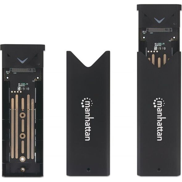 Kieszeń Manhattan M.2 NVMe SSD - USB-C 3.2 Gen 2 (130530)