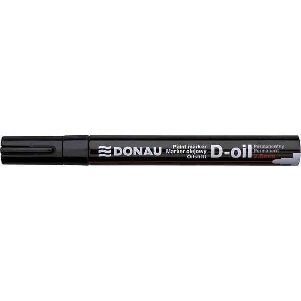 Donau Marker olejowy DONAU D-Oil, okrągły, 2,8mm, czarny