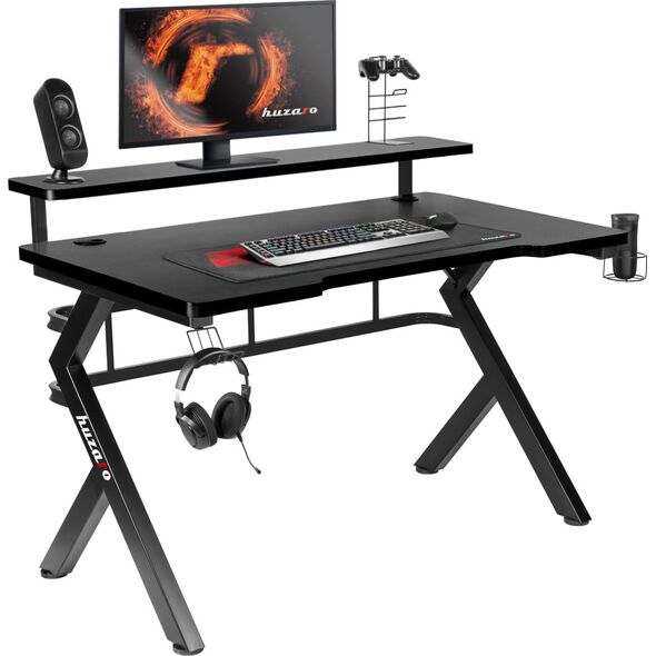 Biurko Huzaro Hero 5.0 Czarne 120 cmx60 cm