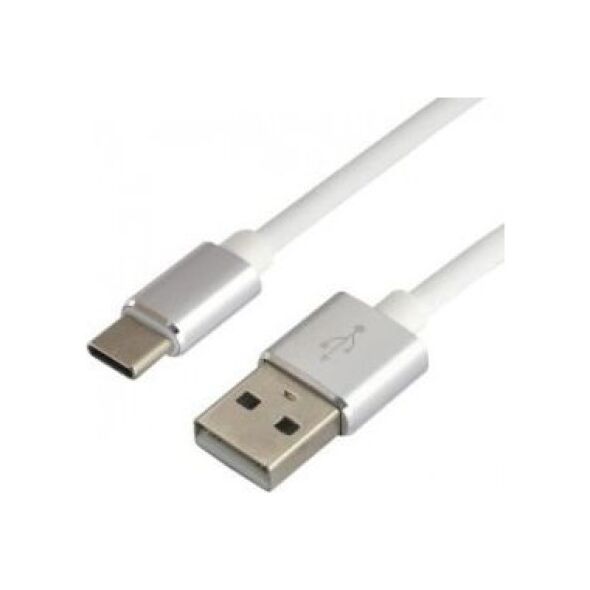 Kabel USB EverActive USB-A - USB-C 1.5 m Biały (CBS-1.5CW)