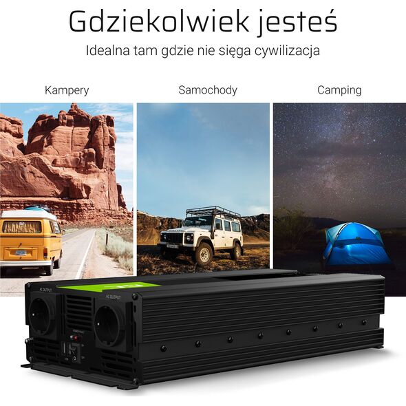 Przetwornica Green Cell 24V/230V 2000W/4000W